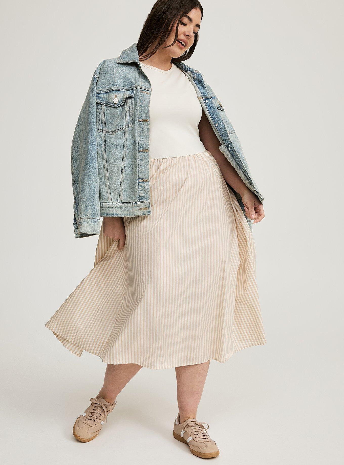 knee length dresses for ladies TORRID A Line Dress with Cut Outs main image 0