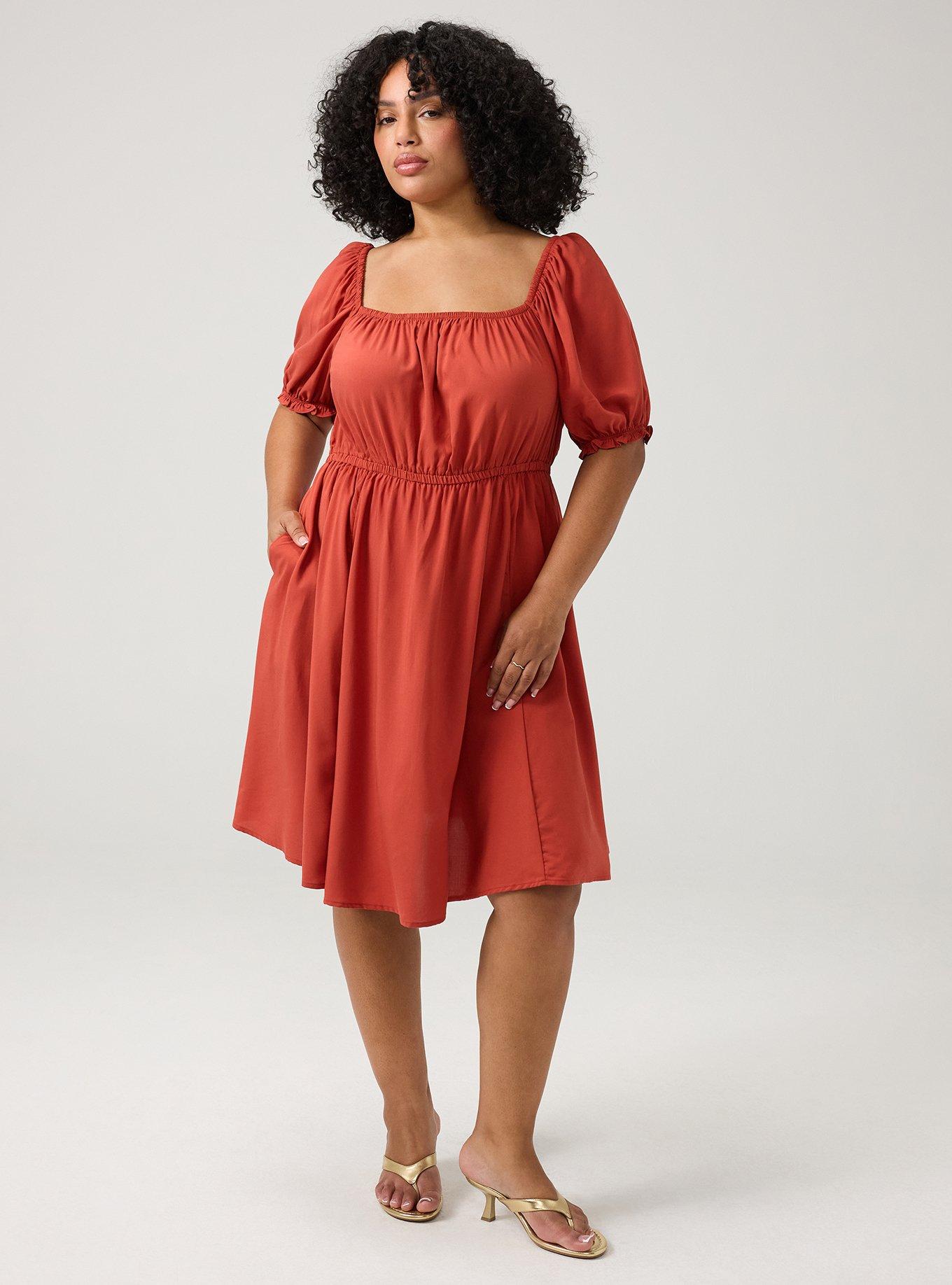 Puff Sleeve Mini Dress, BOSSA NOVA, alternate