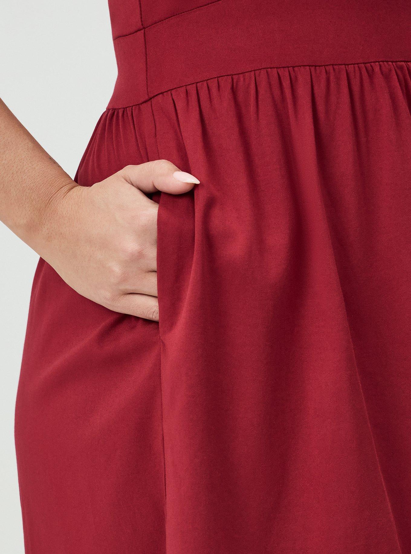 Ruffled Straps Layered Romper, RHUBARB, alternate