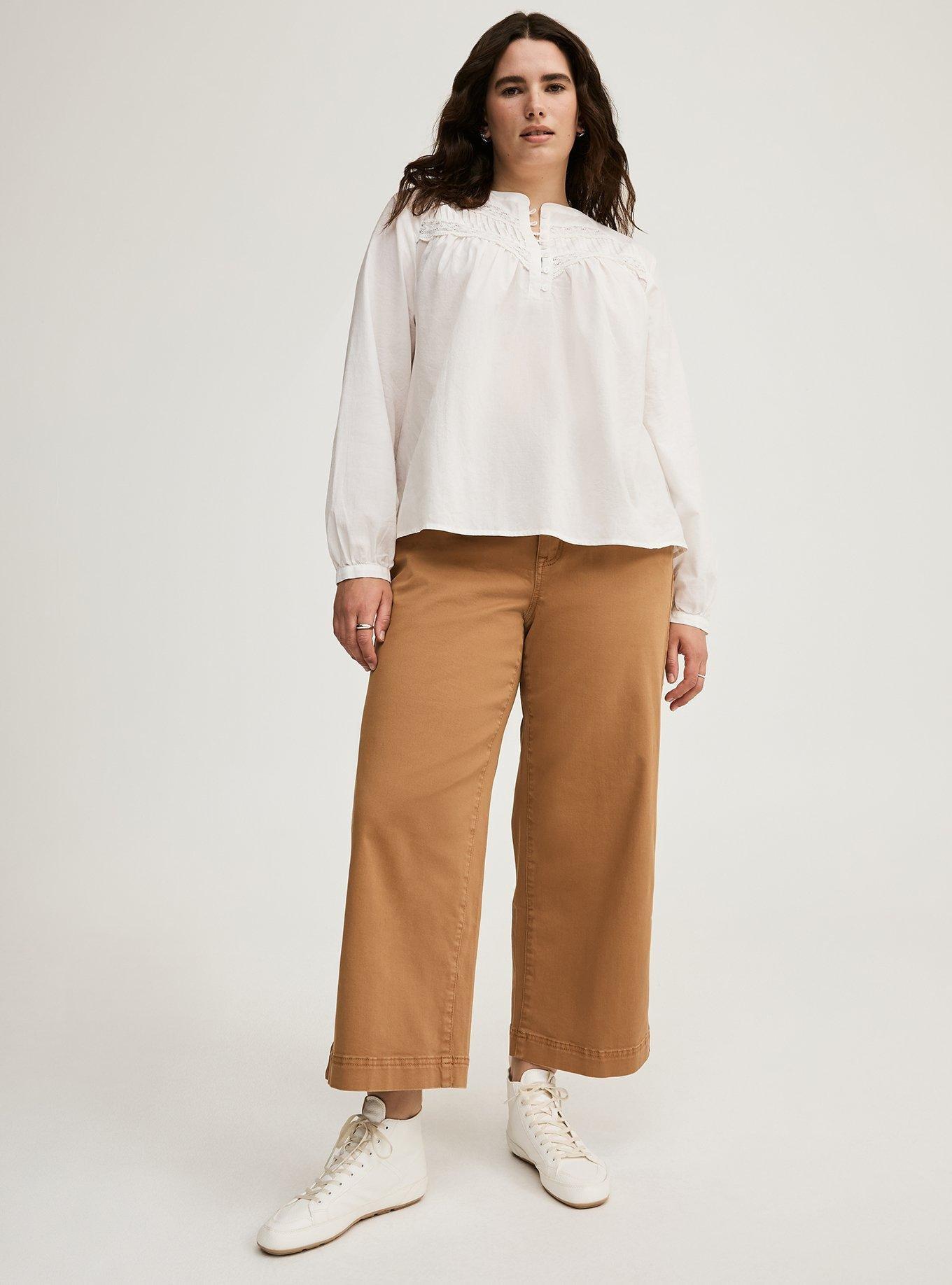 Voile Relaxed Long Sleeve Blouse