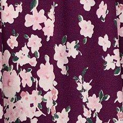 Asymmetrical Ruffle Tiered Mini Skirt, NORMANDY FLORAL PURPLE, swatch