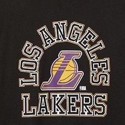 Los Angeles Lakers Classic Fit Tee, DEEP BLACK, swatch