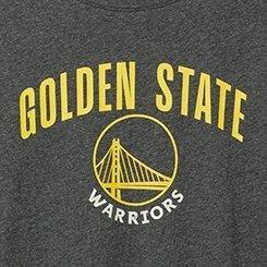 Plus Size Golden State Warriors Classic Fit Tee, CHARCOAL HEATHER GREY, swatch