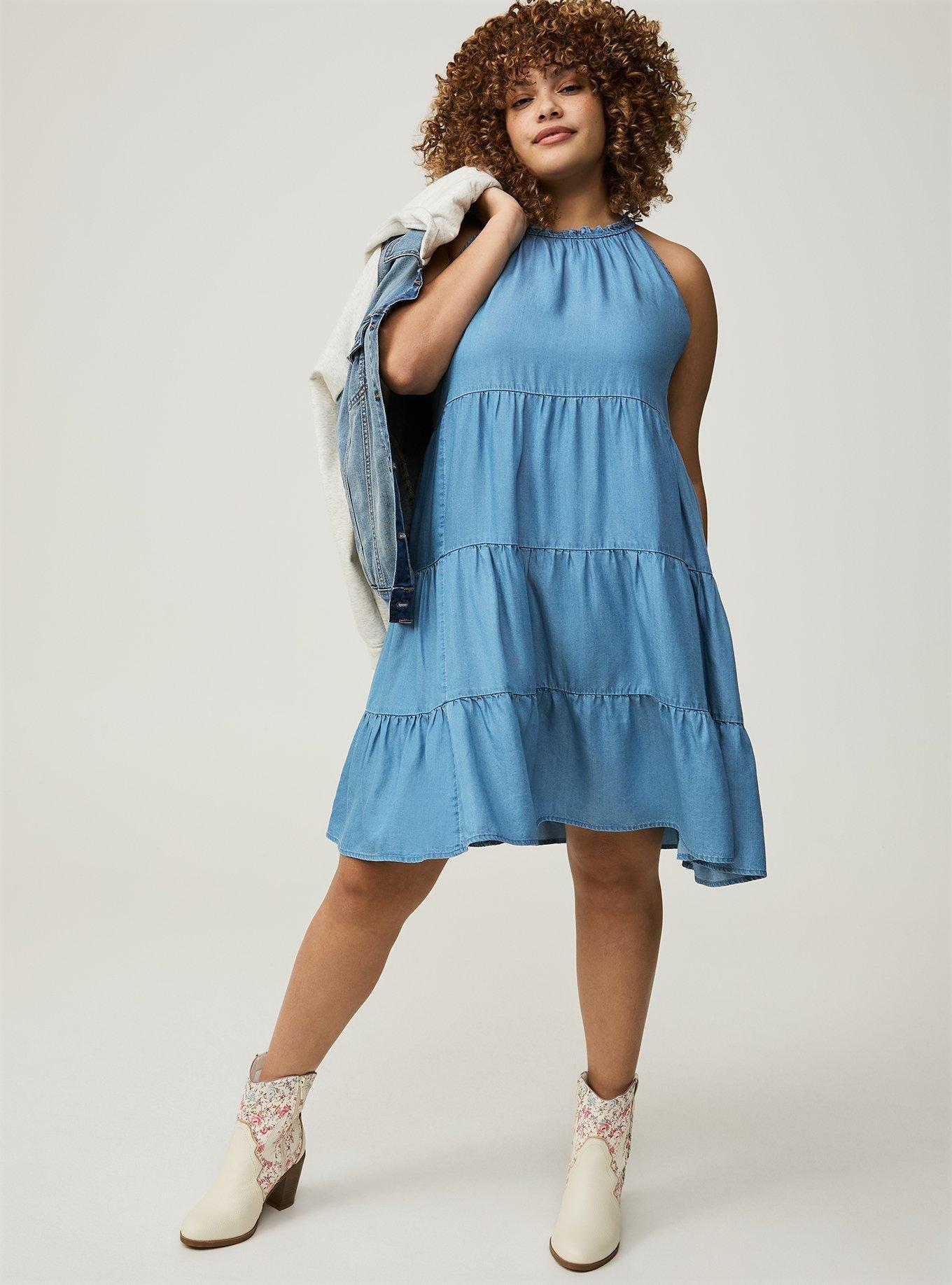 Plus Size - Trapeze Mini Dress - Torrid