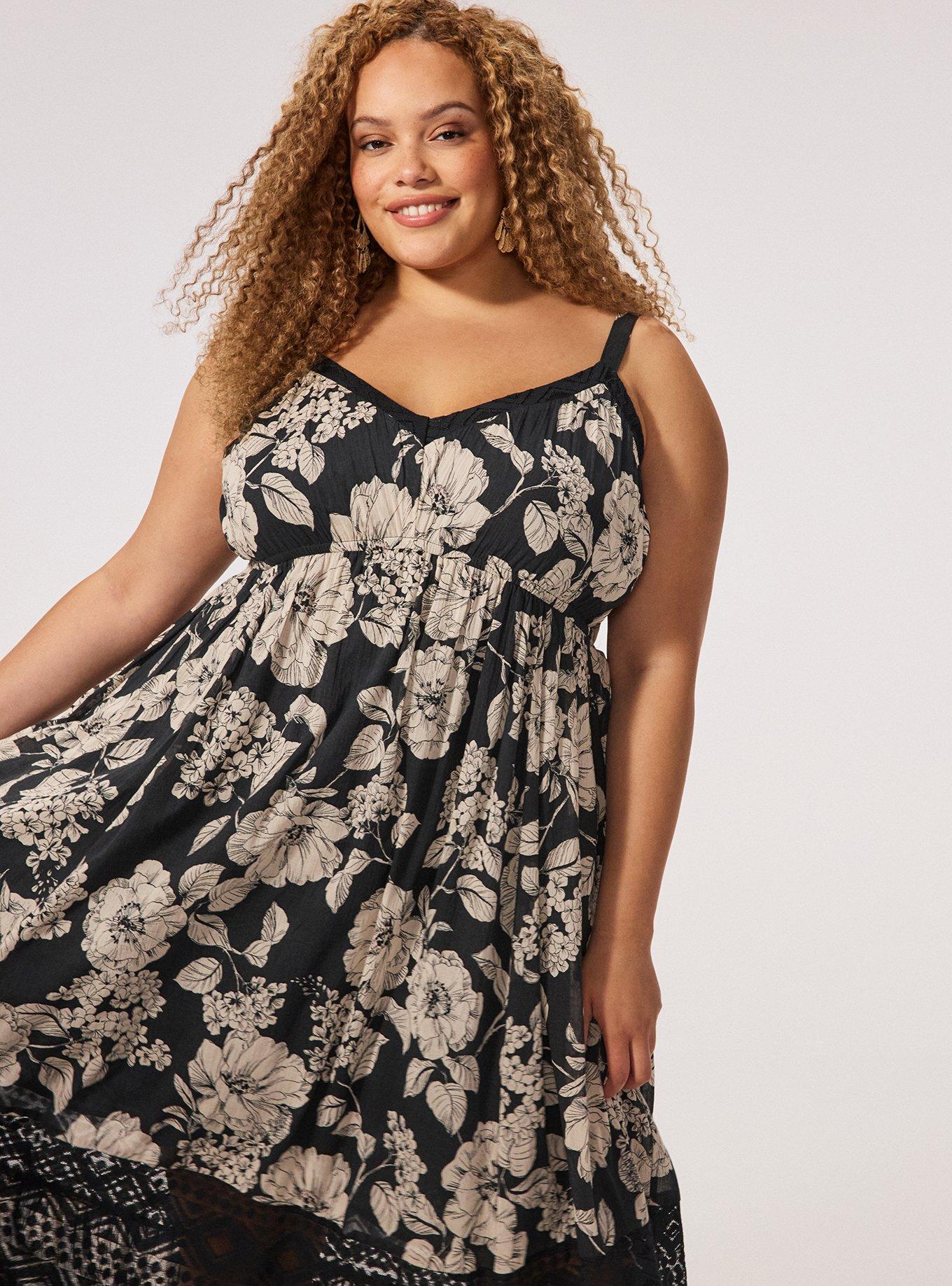 Festi Tie-Back Maxi Dress, ELECTRIC FLORAL BLACK, alternate