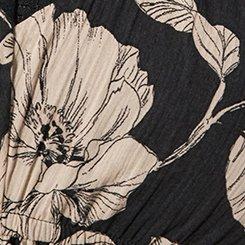 Festi Tie-Back Maxi Dress, ELECTRIC FLORAL BLACK, swatch