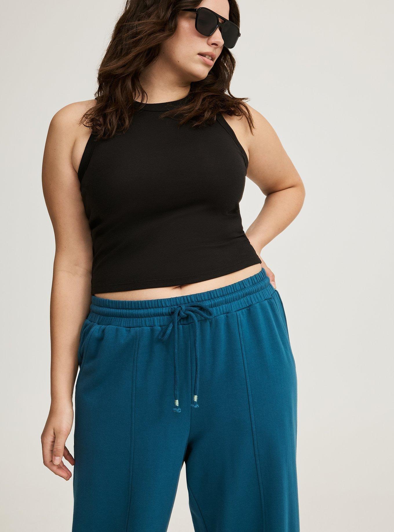 Pull-On Wide Leg High Rise Pant 