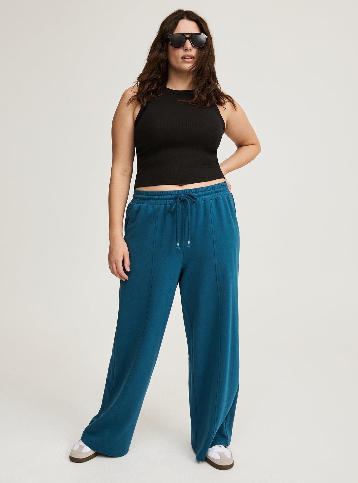 Pull-On Wide Leg High Rise Pant 