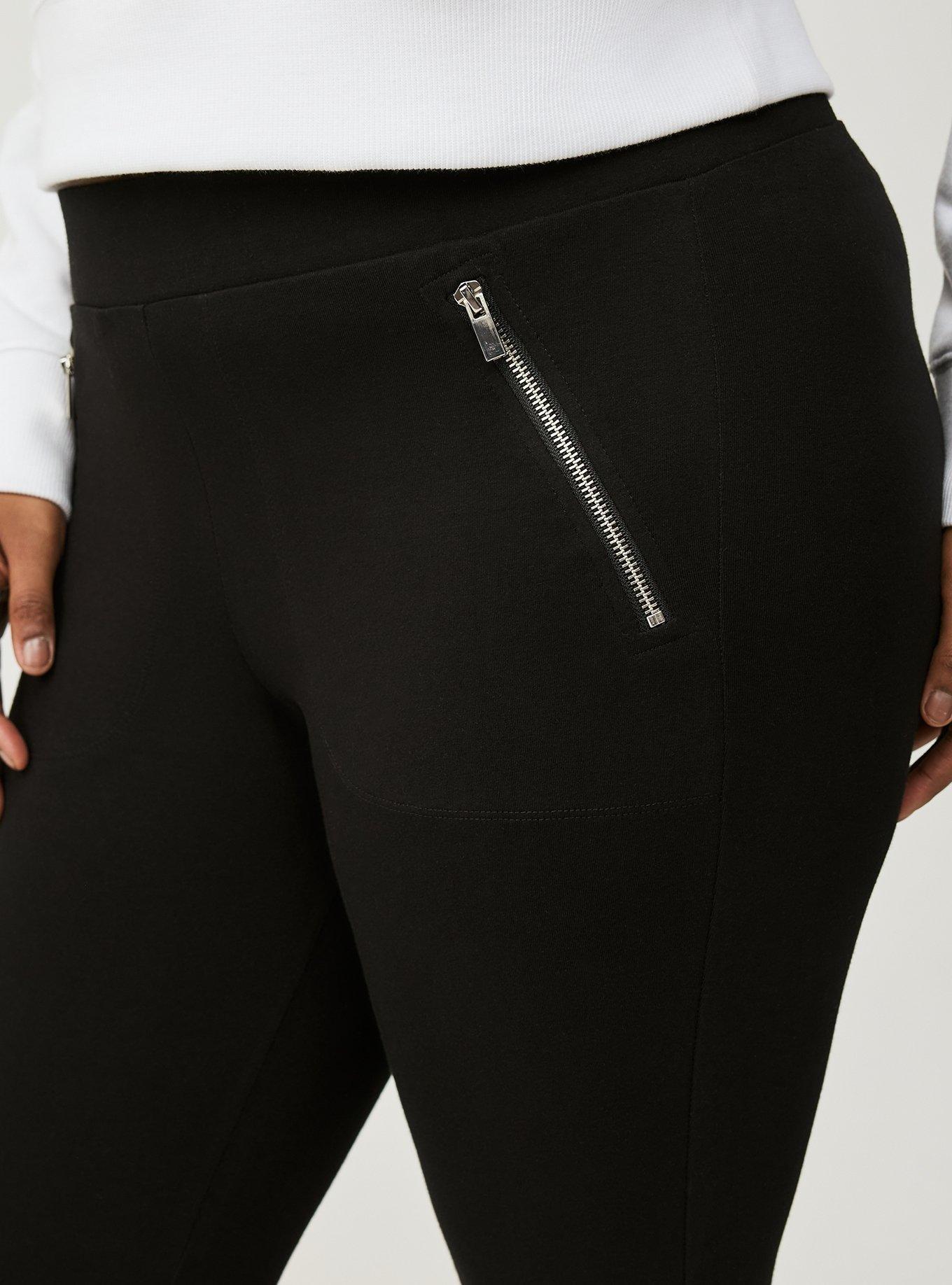 Crop Zipper Pocket Legging