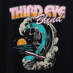 Third Eye Blind Oversized Tunic Tee , DEEP BLACK, swatch