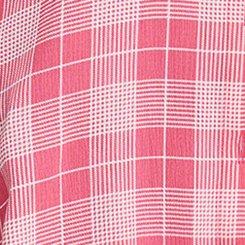 Oversized Shacket, BRIDGETTE PLAID CORAL, swatch