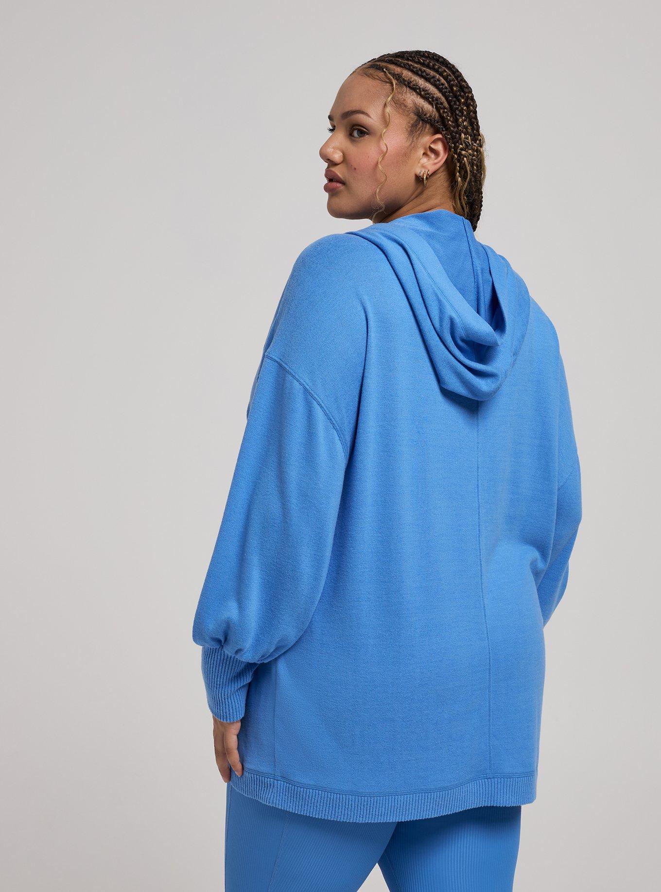 TRU Super Soft Plush Cool Down Hooded Cardigan, REGATTA, alternate