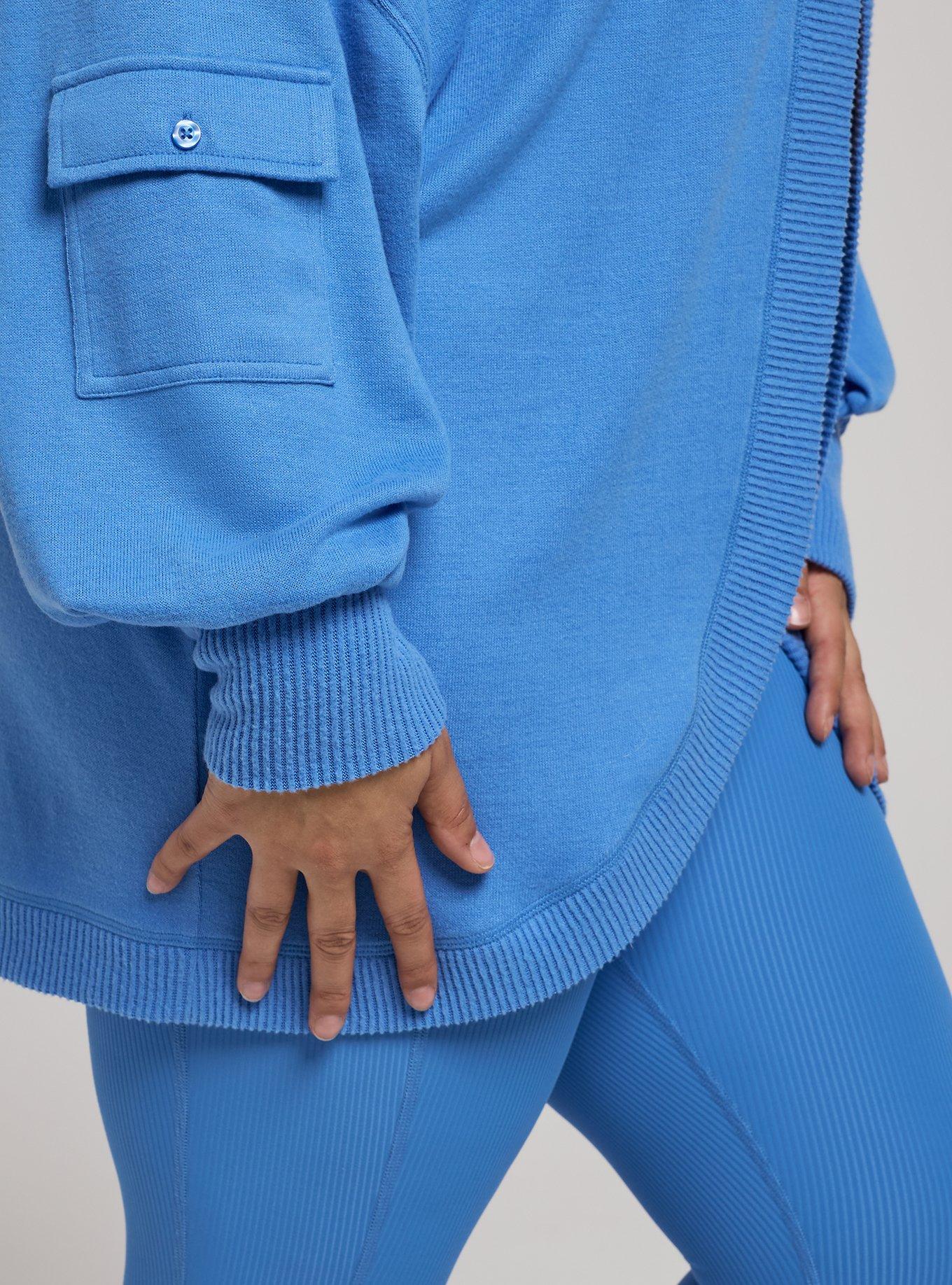 TRU Super Soft Plush Cool Down Hooded Cardigan, REGATTA, alternate