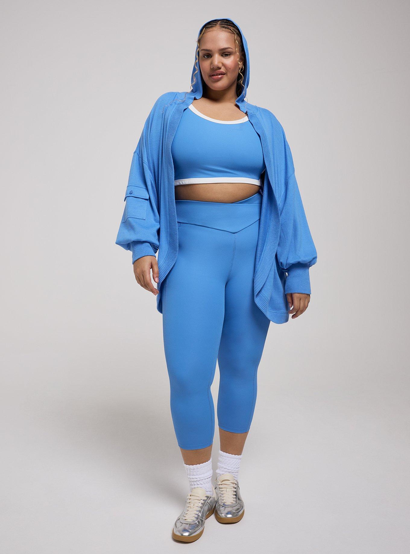 TRU Super Soft Plush Cool Down Hooded Cardigan, REGATTA, alternate