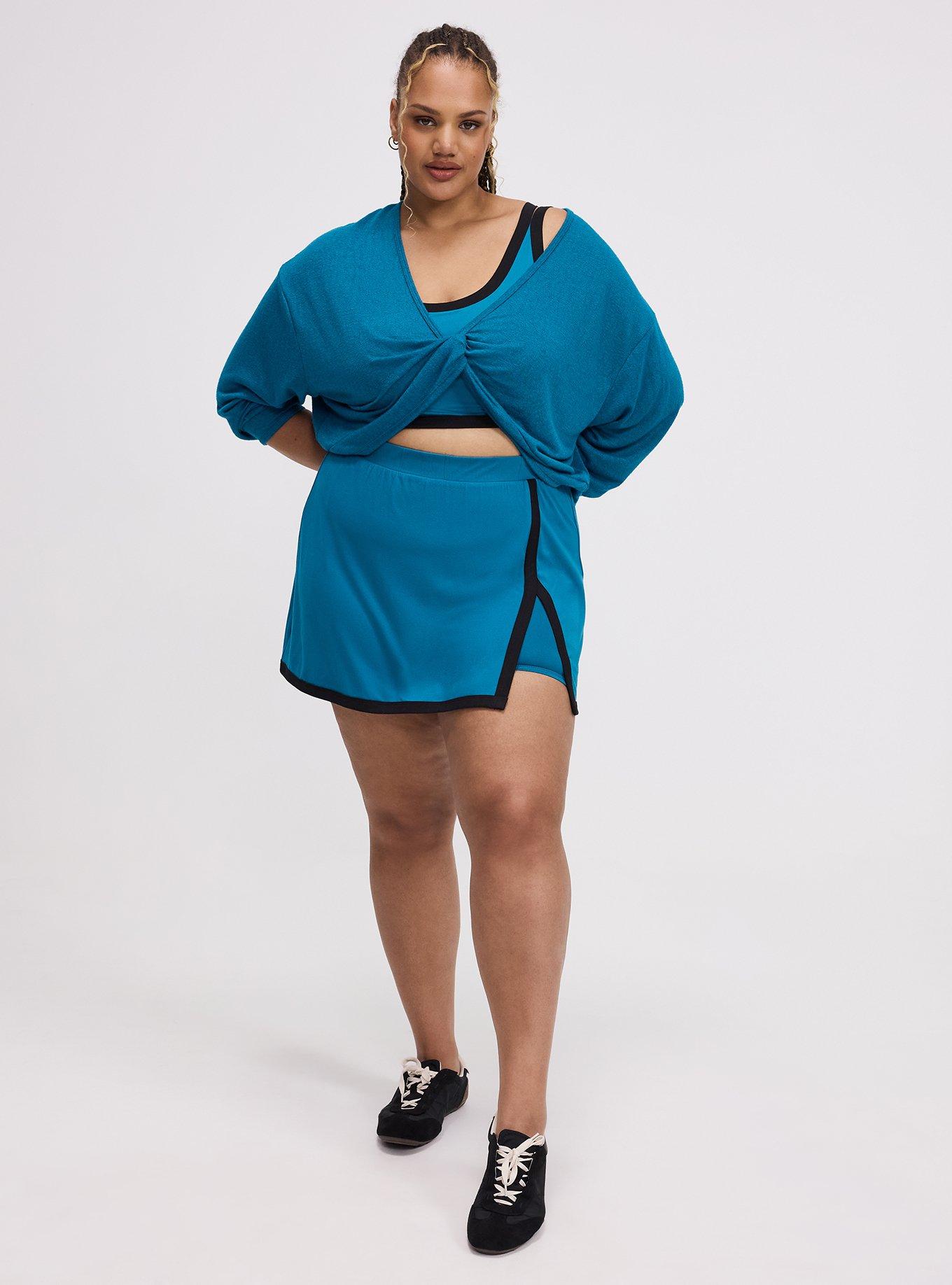 Hacci Reversible Crop Overshirt, OCEAN DEPTHS, alternate
