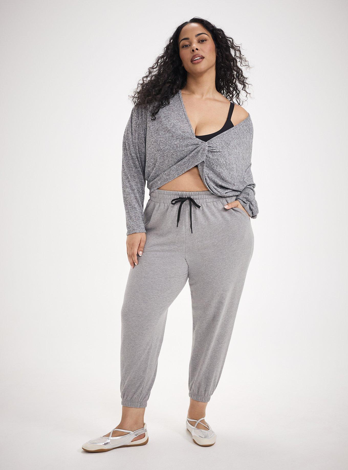 Hacci Reversible Crop Overshirt, MED HEATHER GREY, alternate