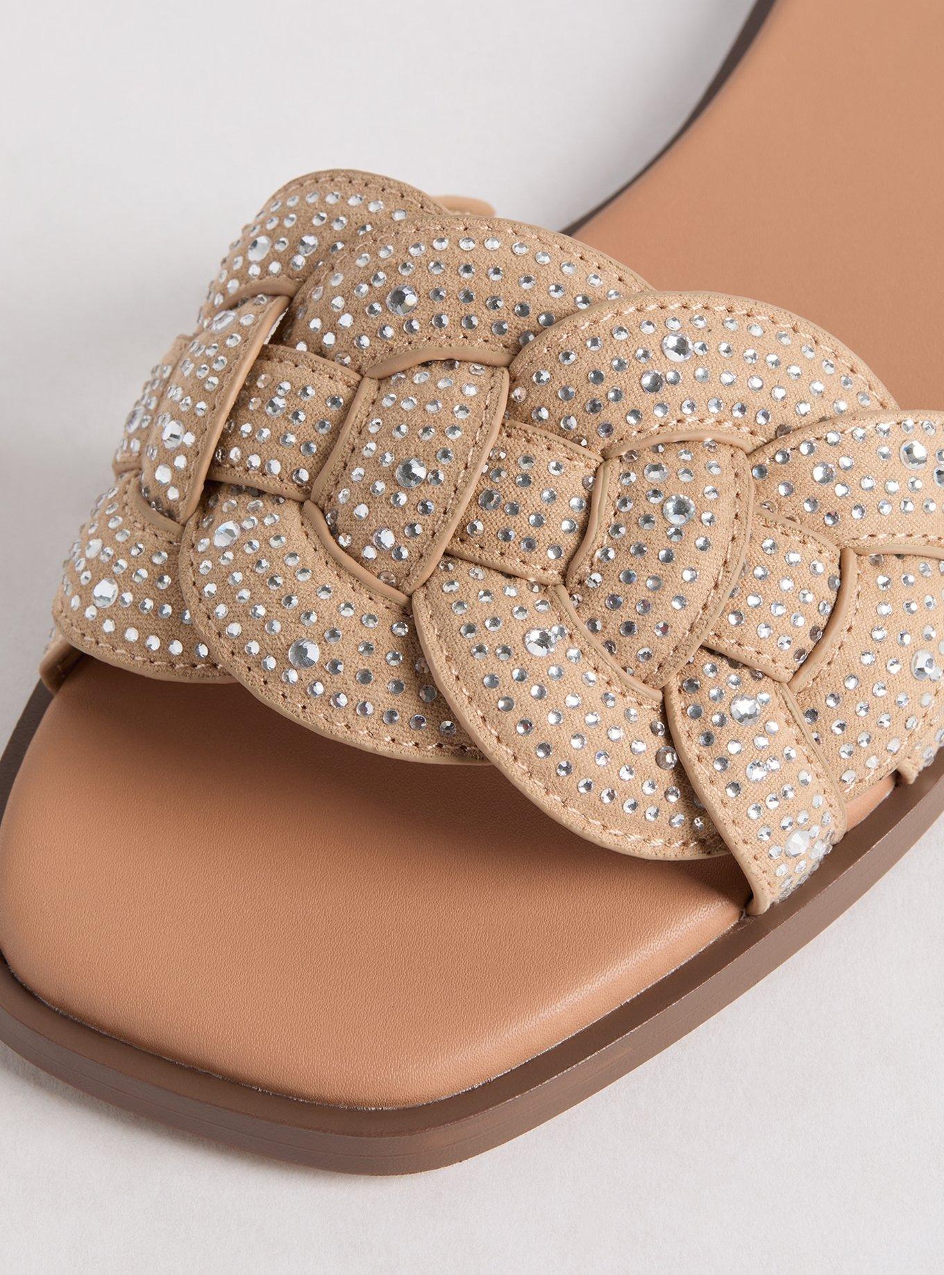 Embellished Braided Slide (WW)