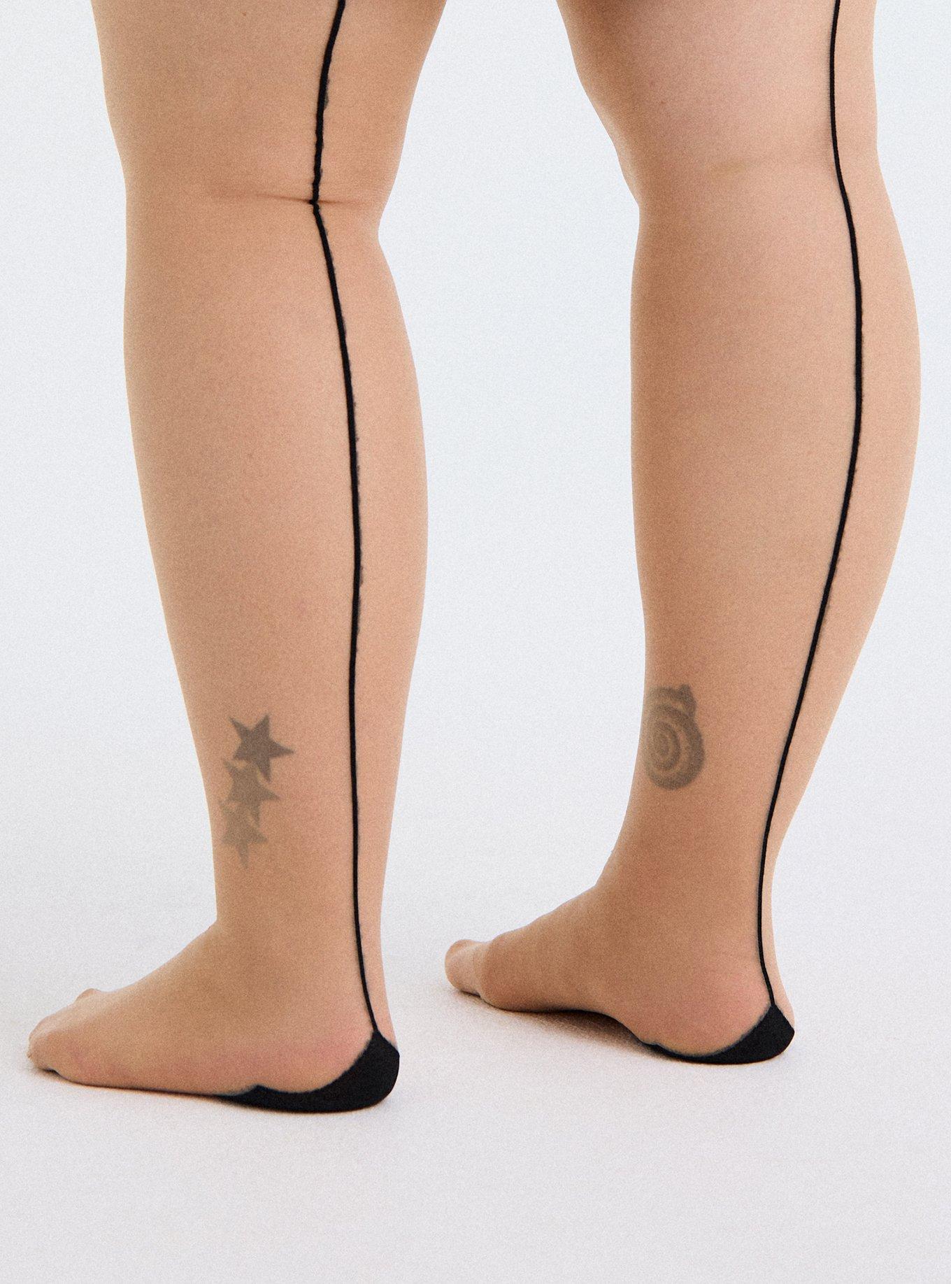 Cuban Back Seam Tights