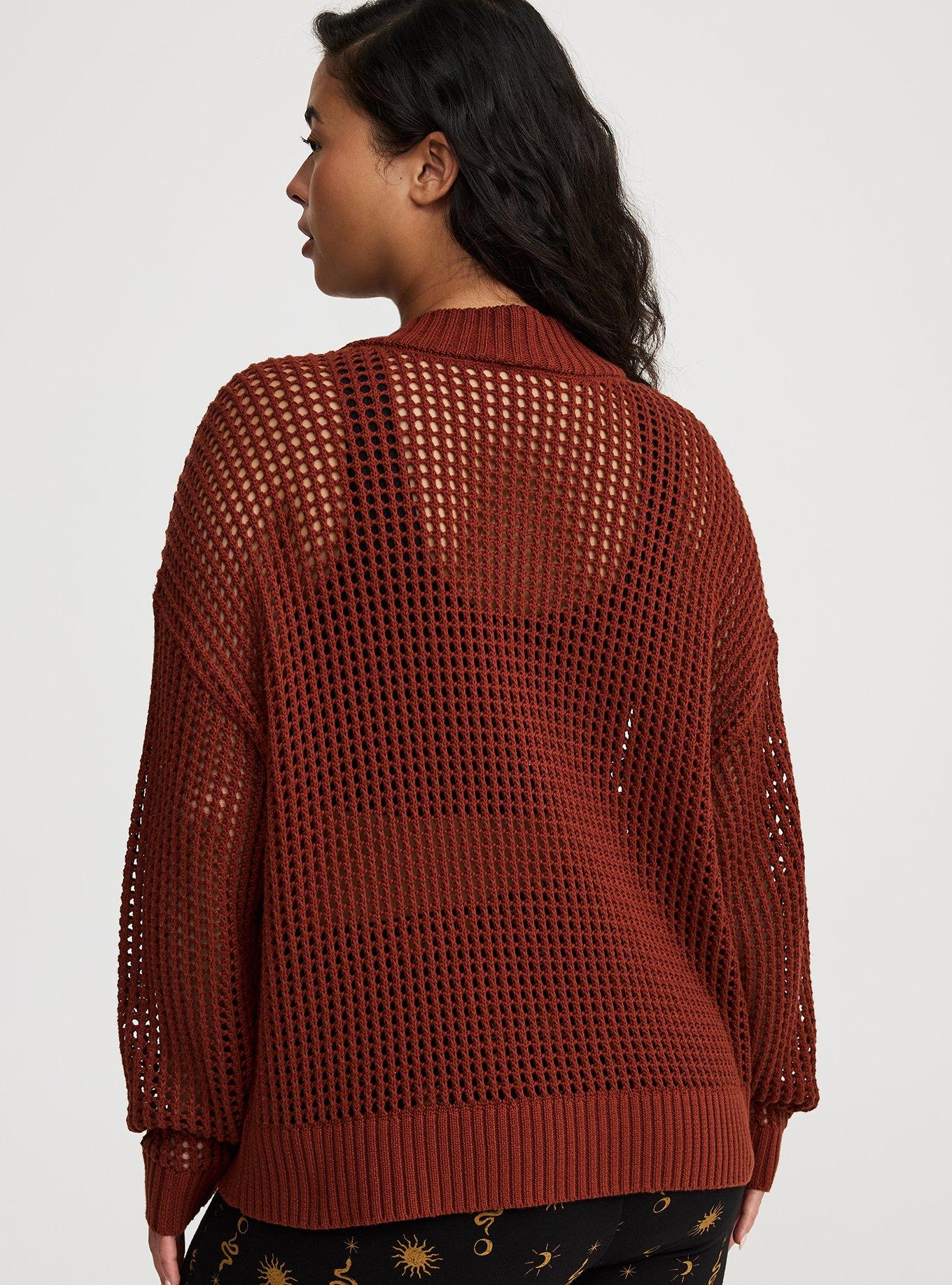 トップス MESHED KNIT CARDIGAN Khaki | Cotton Mesh Zip Through Cardigan | Pure Collection