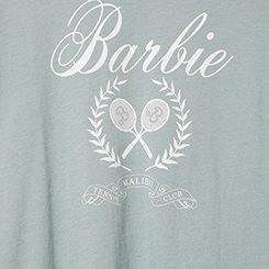 Plus Size Barbie Tennis Club Relaxed Tee, AGATE STONE, swatch