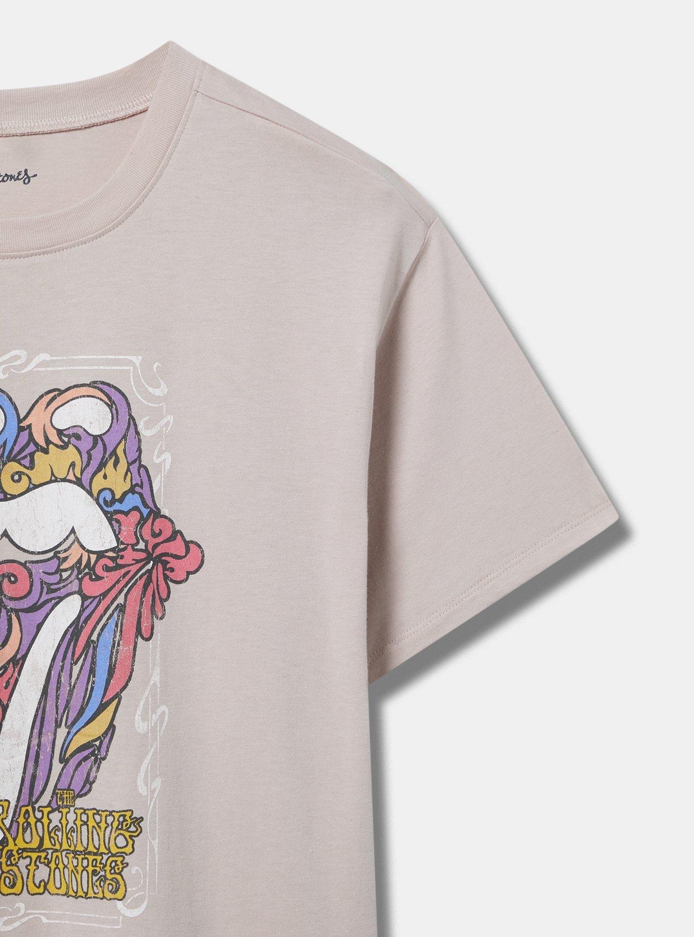 The Rolling Stones Relaxed Fit Cotton Crew Tee