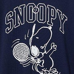 Plus Size Snoopy Classic Fit Crew Tee, PEACOAT, swatch