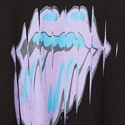 Rolling Stones Oversized Tee, DEEP BLACK, swatch