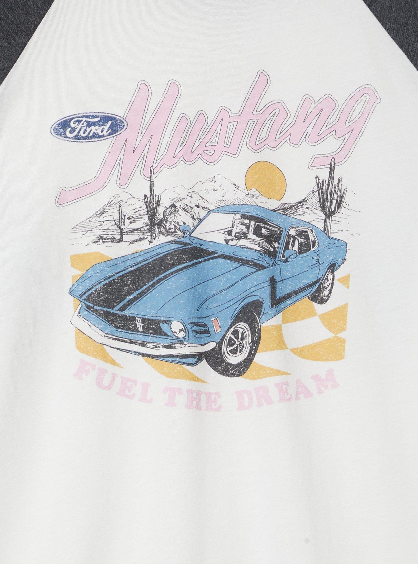 Ford Mustang Desert Classic Fit Raglan Tee