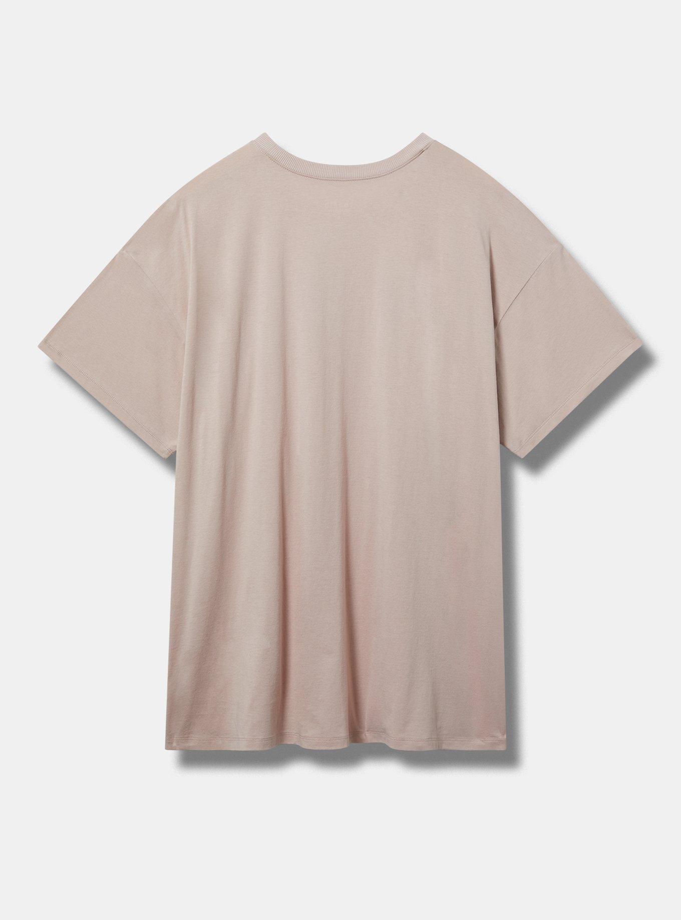 Plus Size - Mama Oversized Embroidered Tee - Torrid