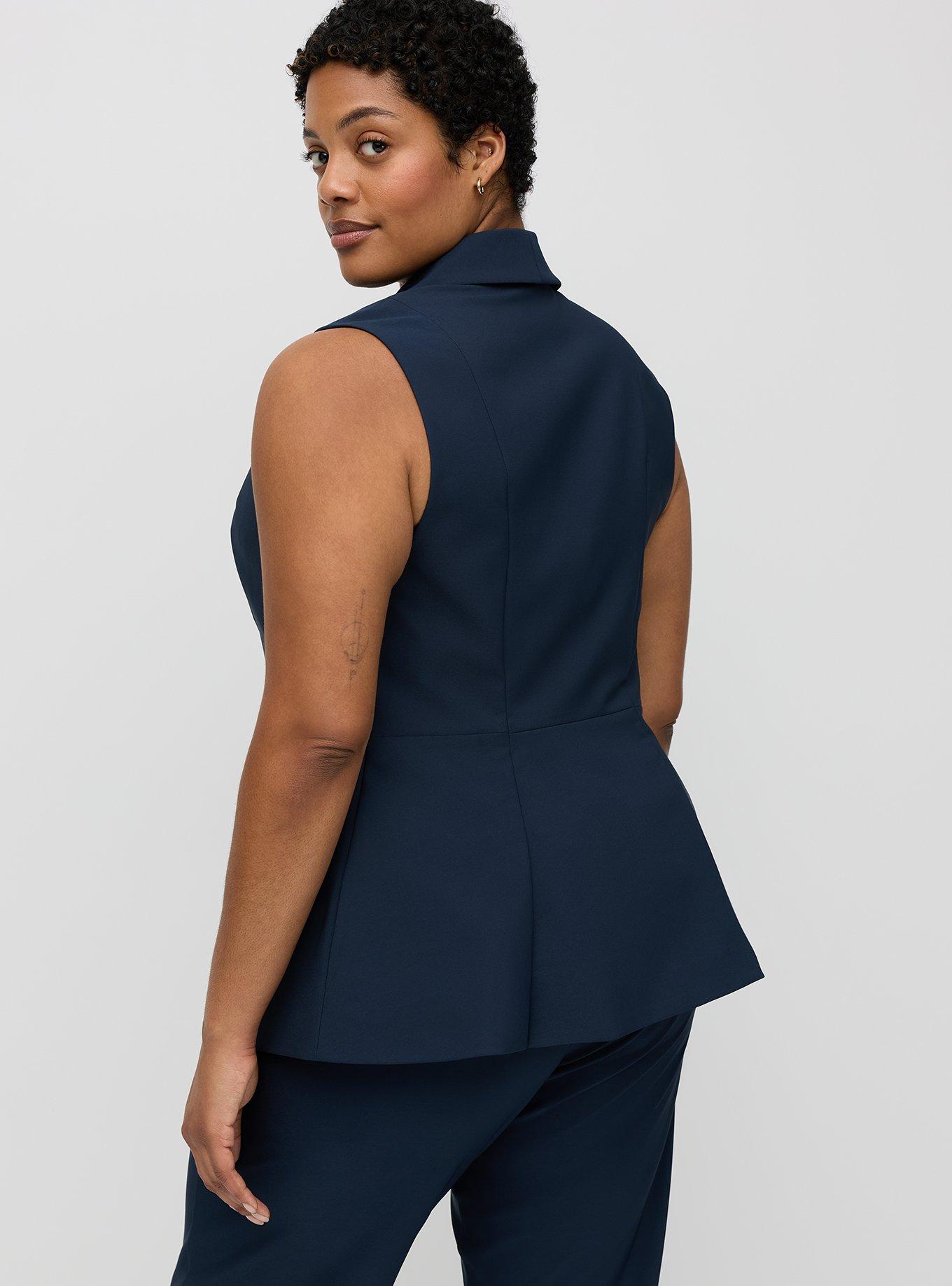 Peplum Tailored Vest