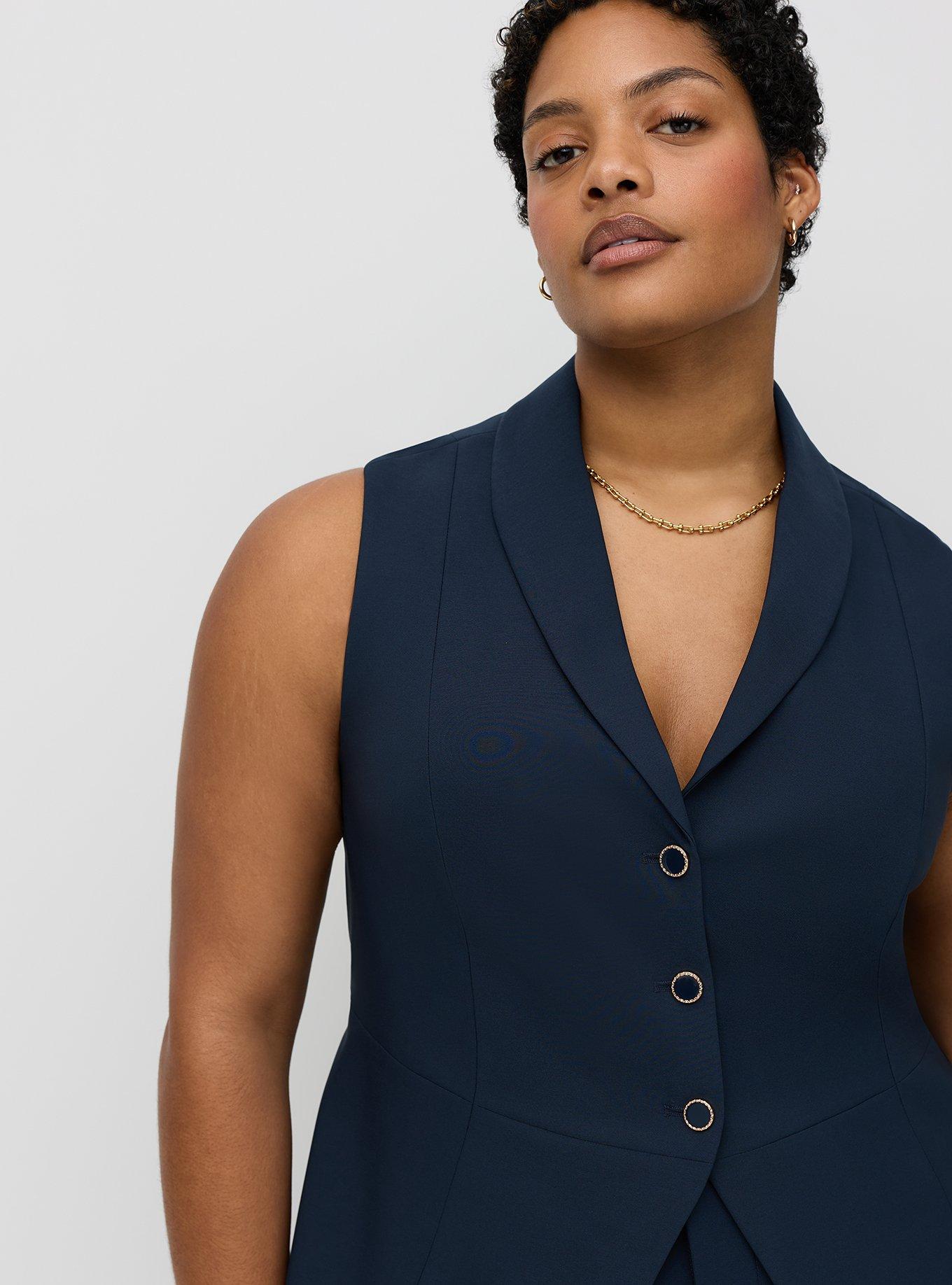 Peplum Tailored Vest
