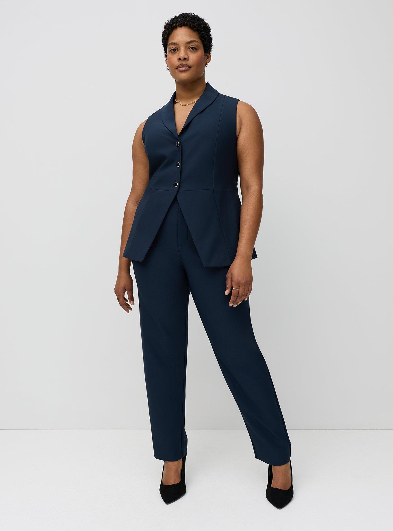 Peplum Tailored Vest