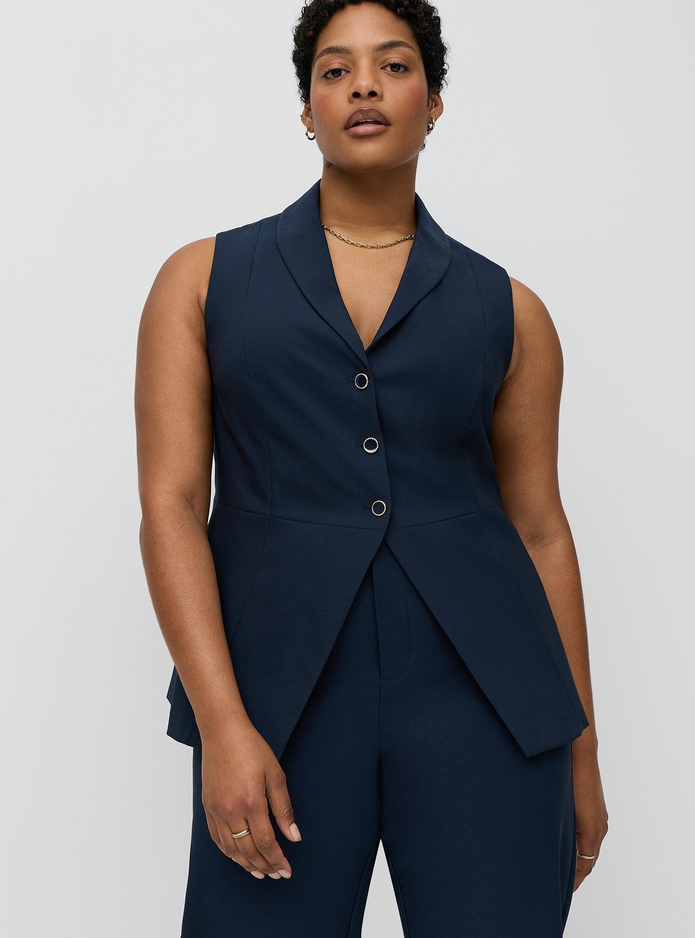 Peplum Tailored Vest