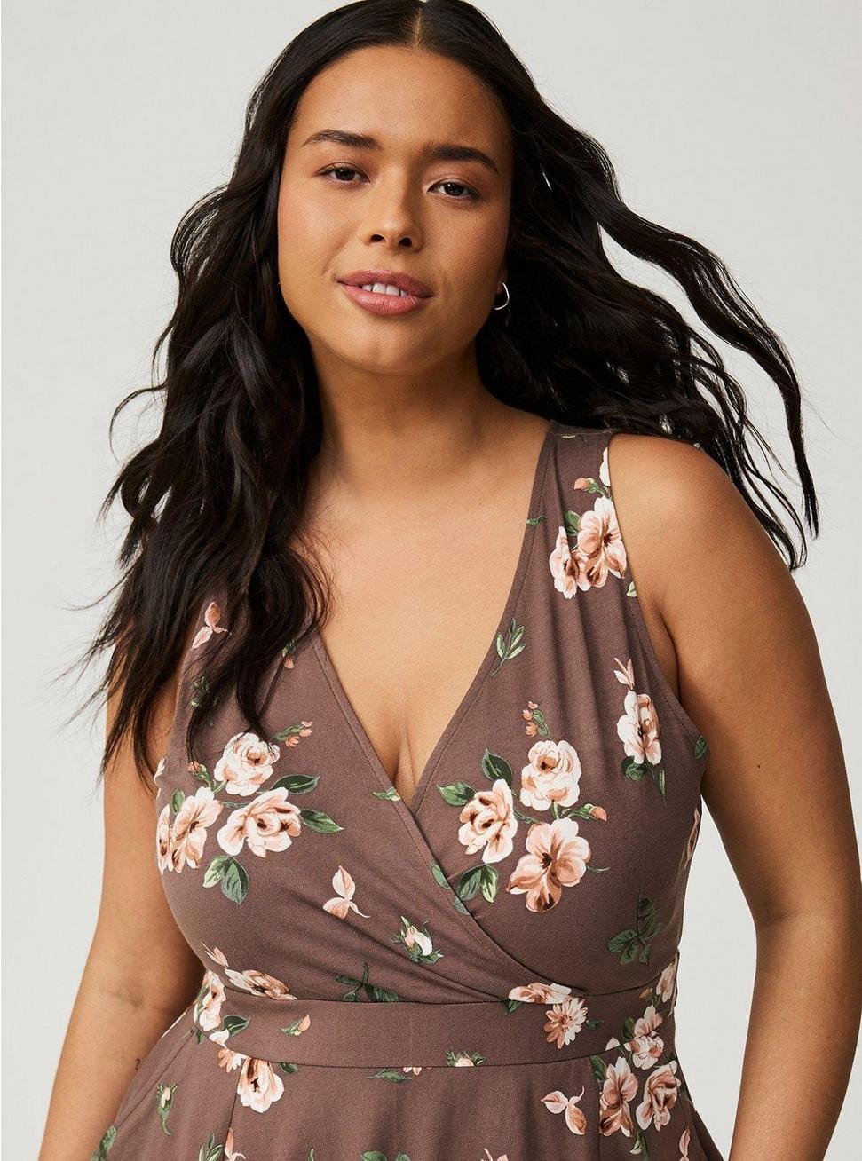Plus Size - Surplice Skater Tank Dress - Torrid Plus Size - Surplice Skater Tank Dress - Torrid