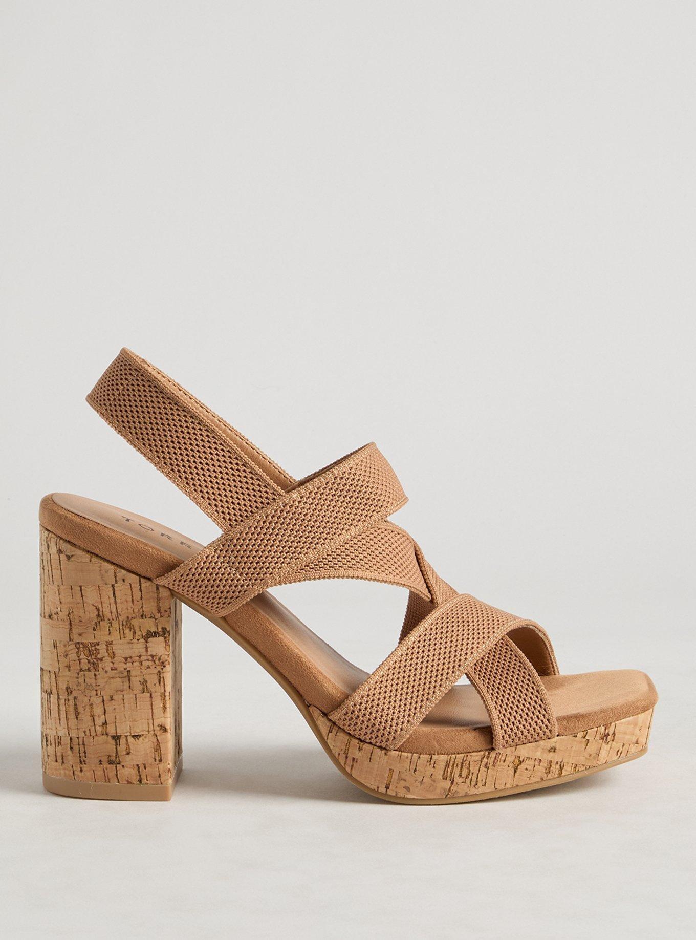 Strappy Platform Heeled Sandal (WW)