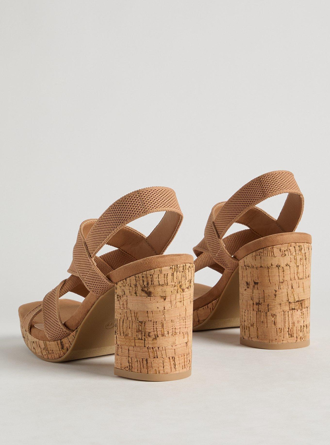 Strappy Platform Heeled Sandal (WW)