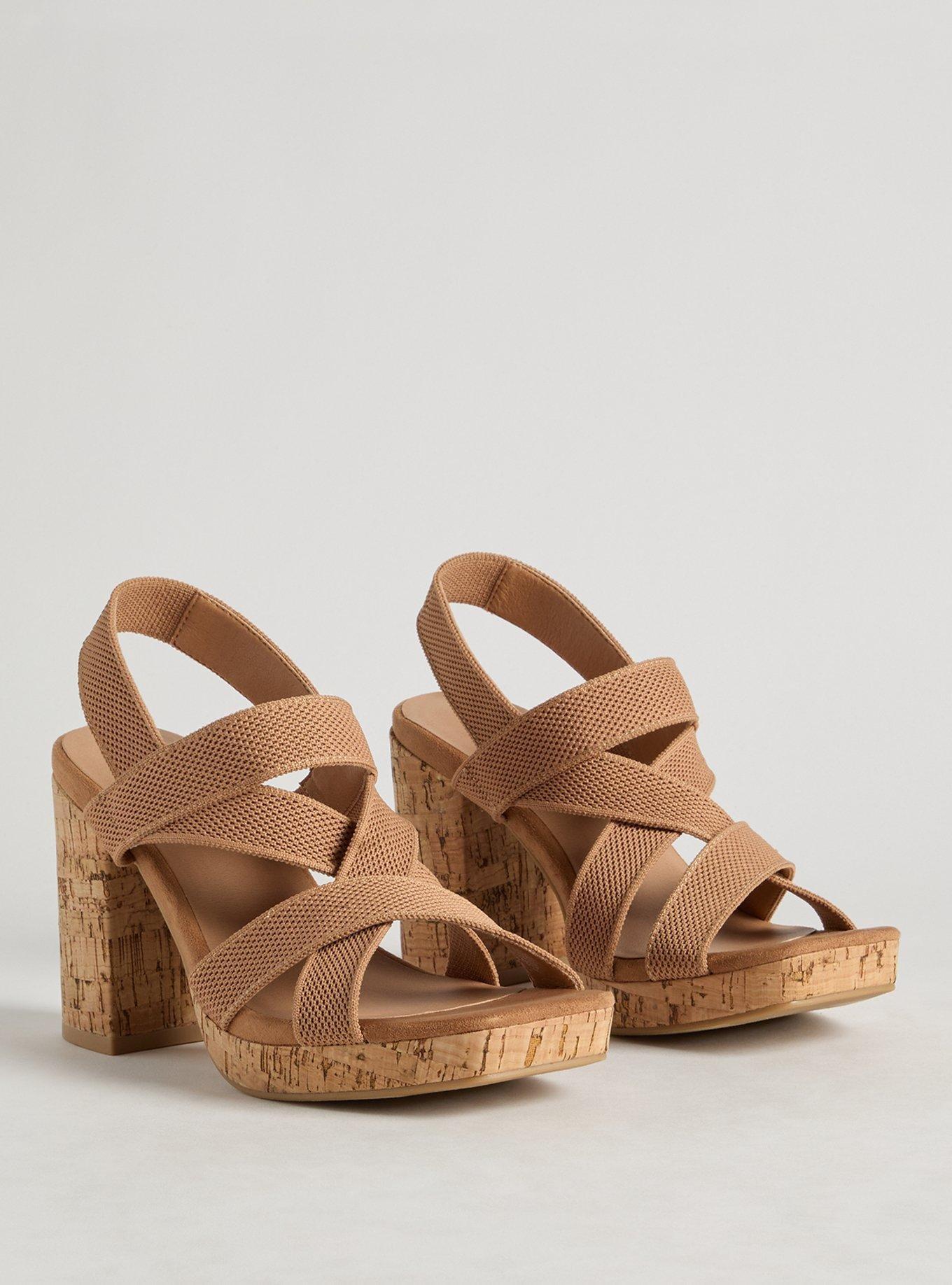Strappy Platform Heeled Sandal (WW)