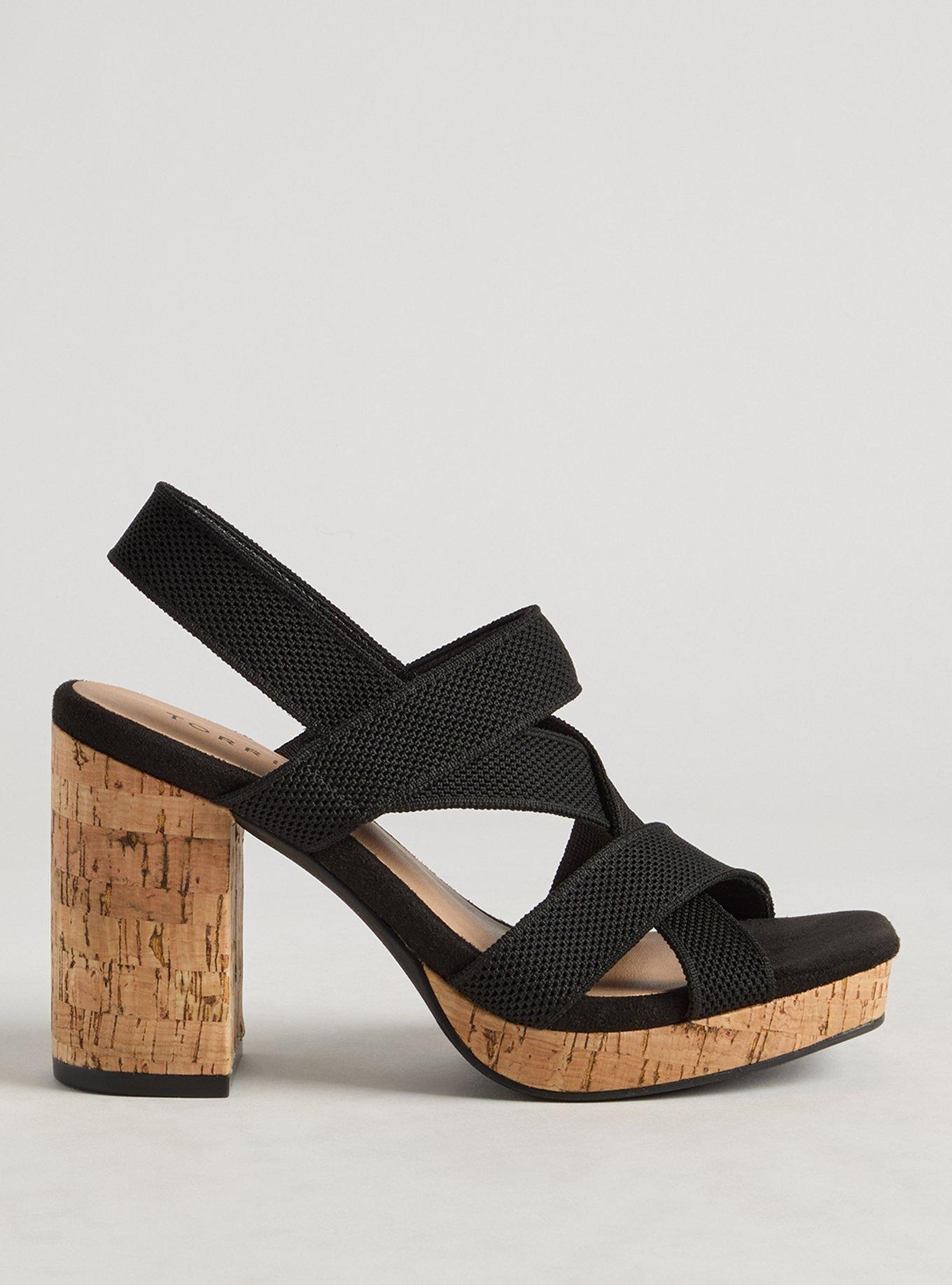 Strappy Platform Heeled Sandal (WW)
