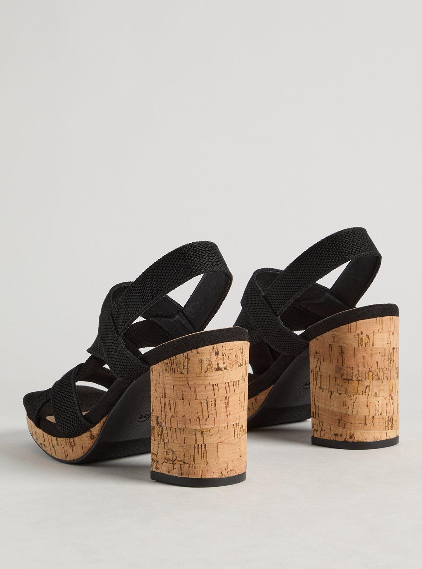 Strappy Platform Heeled Sandal (WW)