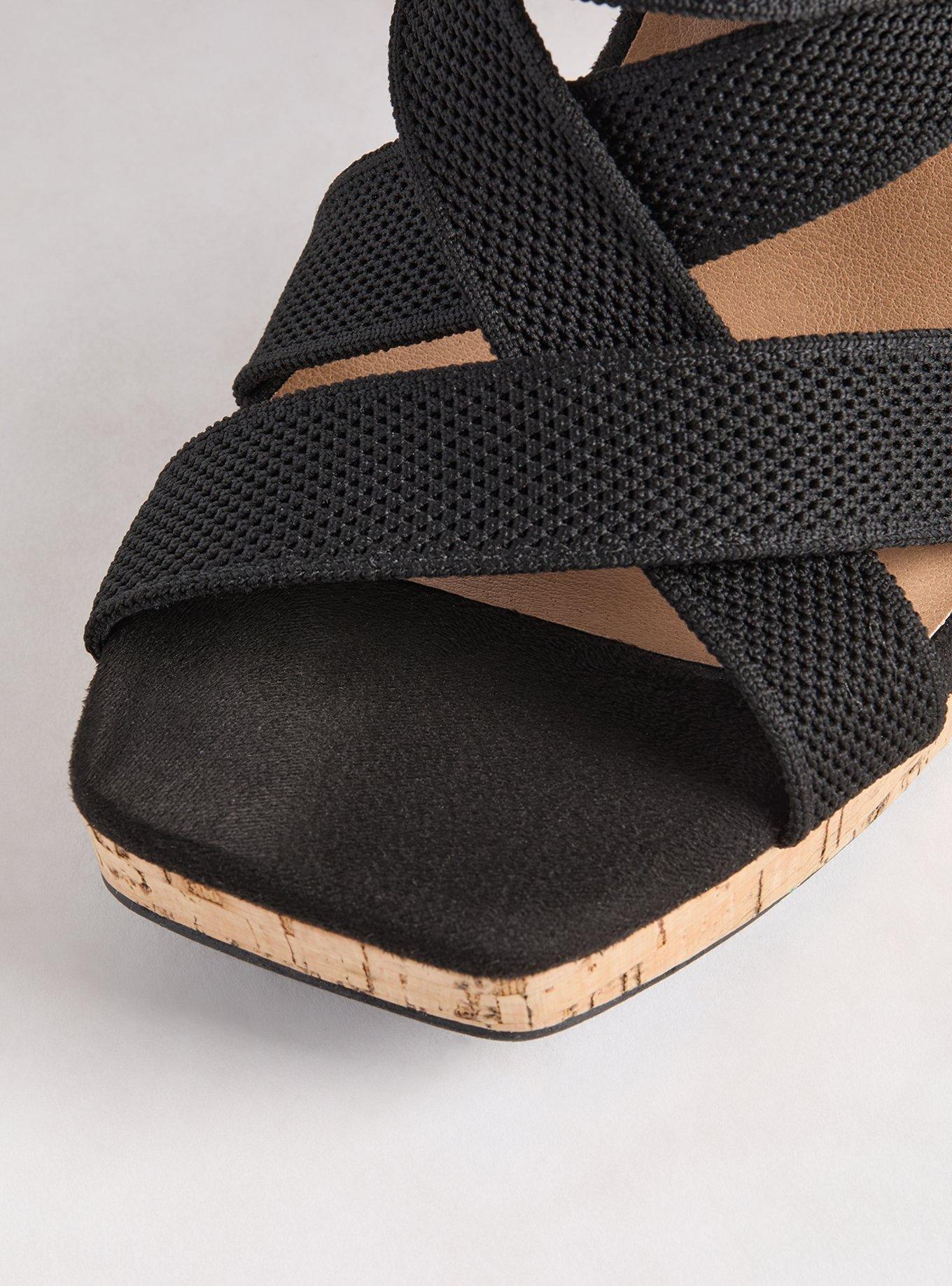 Strappy Platform Heeled Sandal (WW)