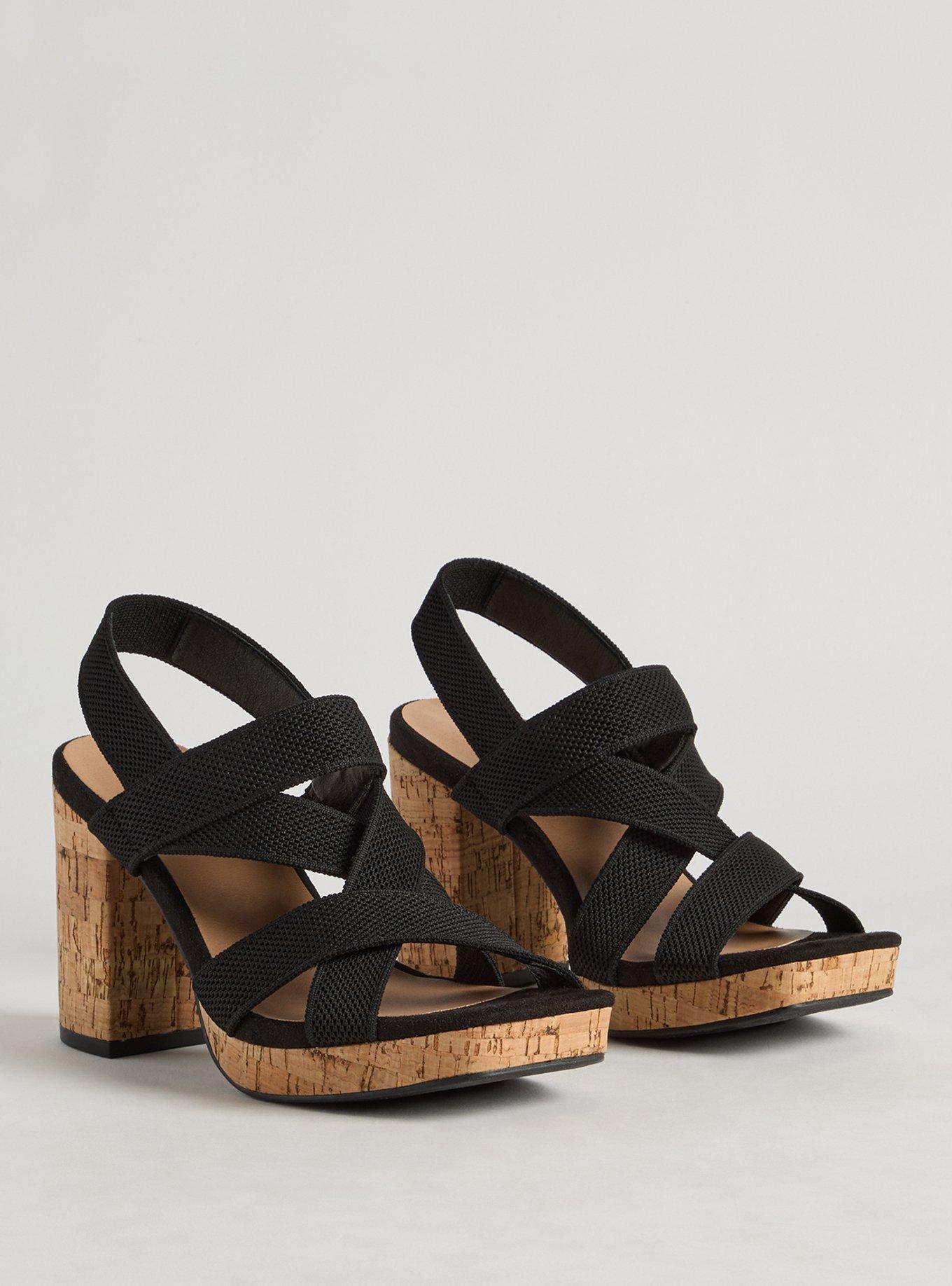 Strappy Platform Heeled Sandal (WW)