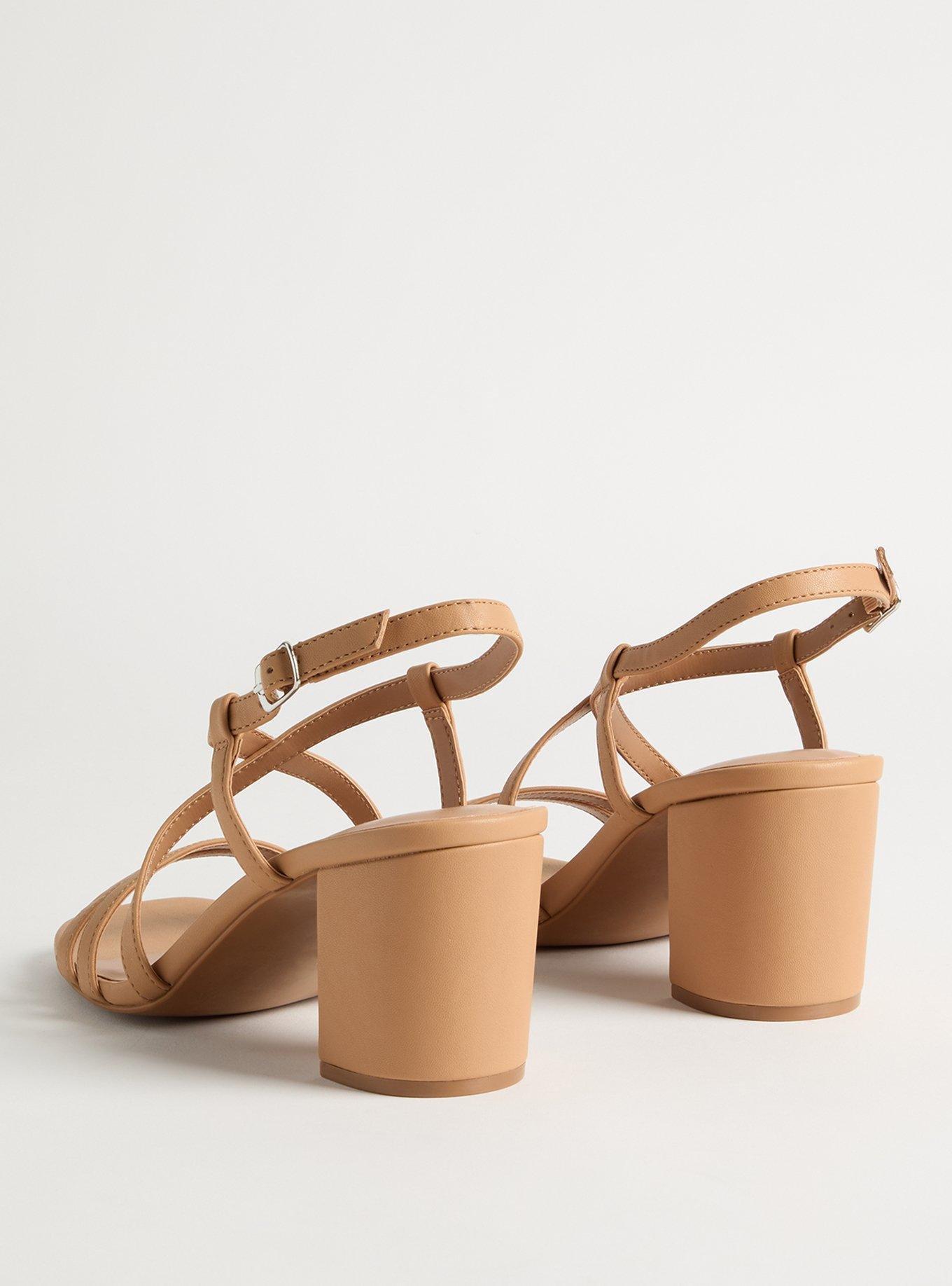 Strappy Block Heel Sandal (WW)