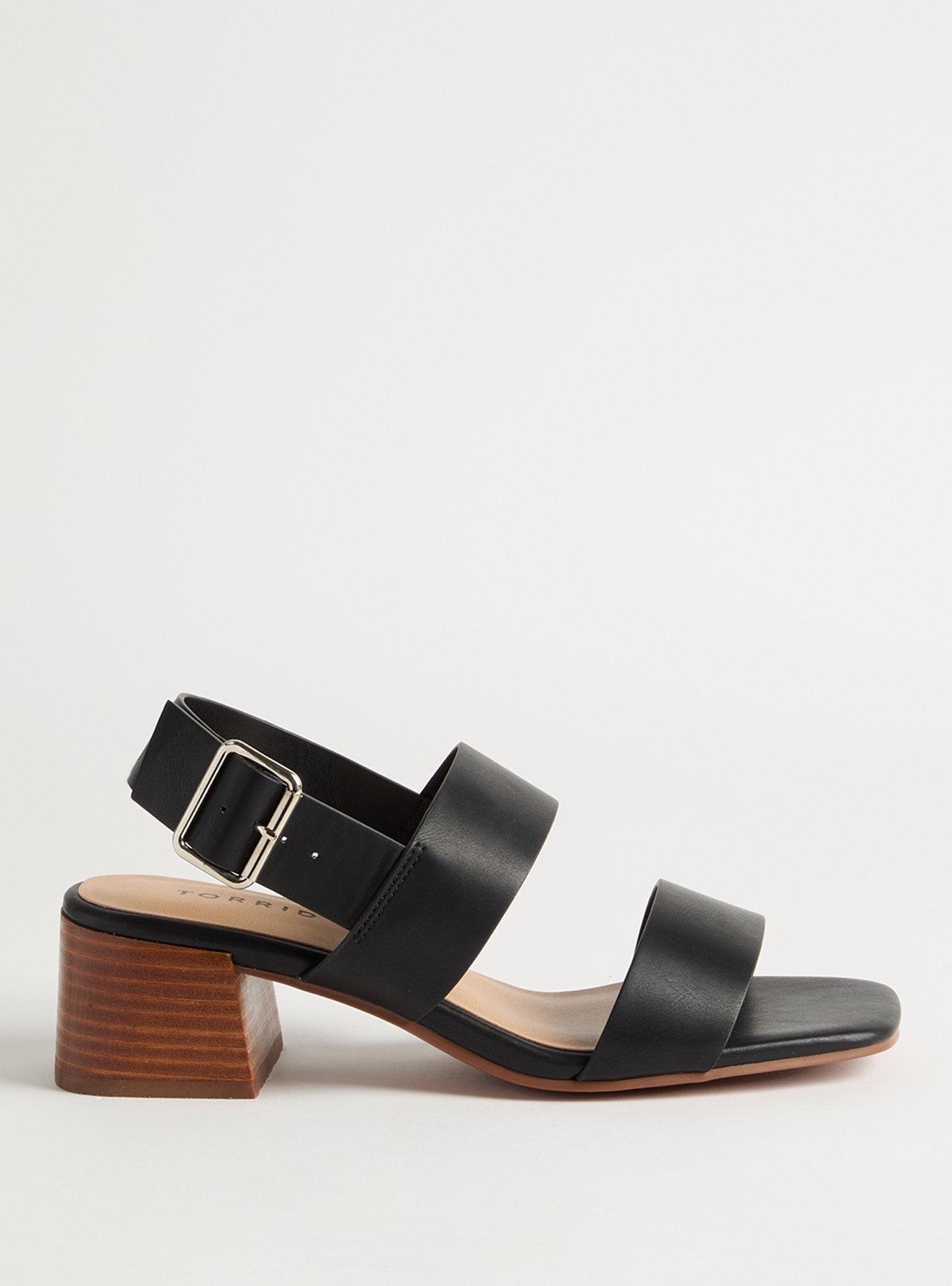 Buckle Strap Block Heel (WW)