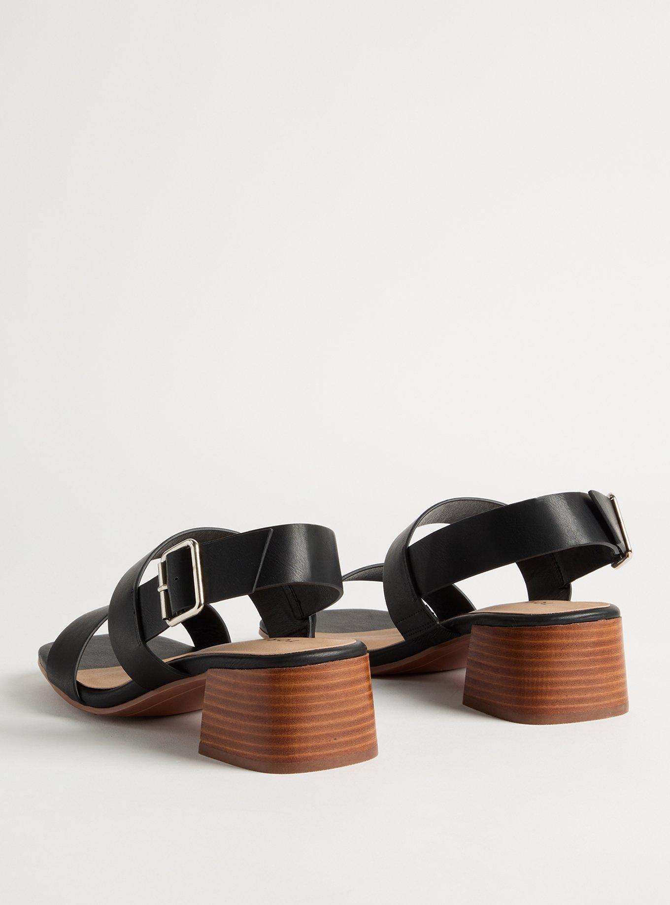Buckle Strap Block Heel (WW)