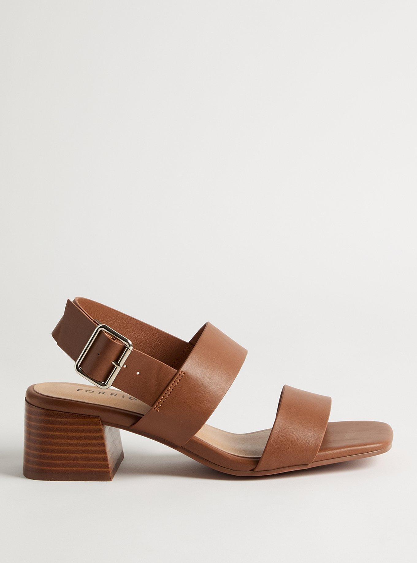 Buckle Strap Block Heel (WW)