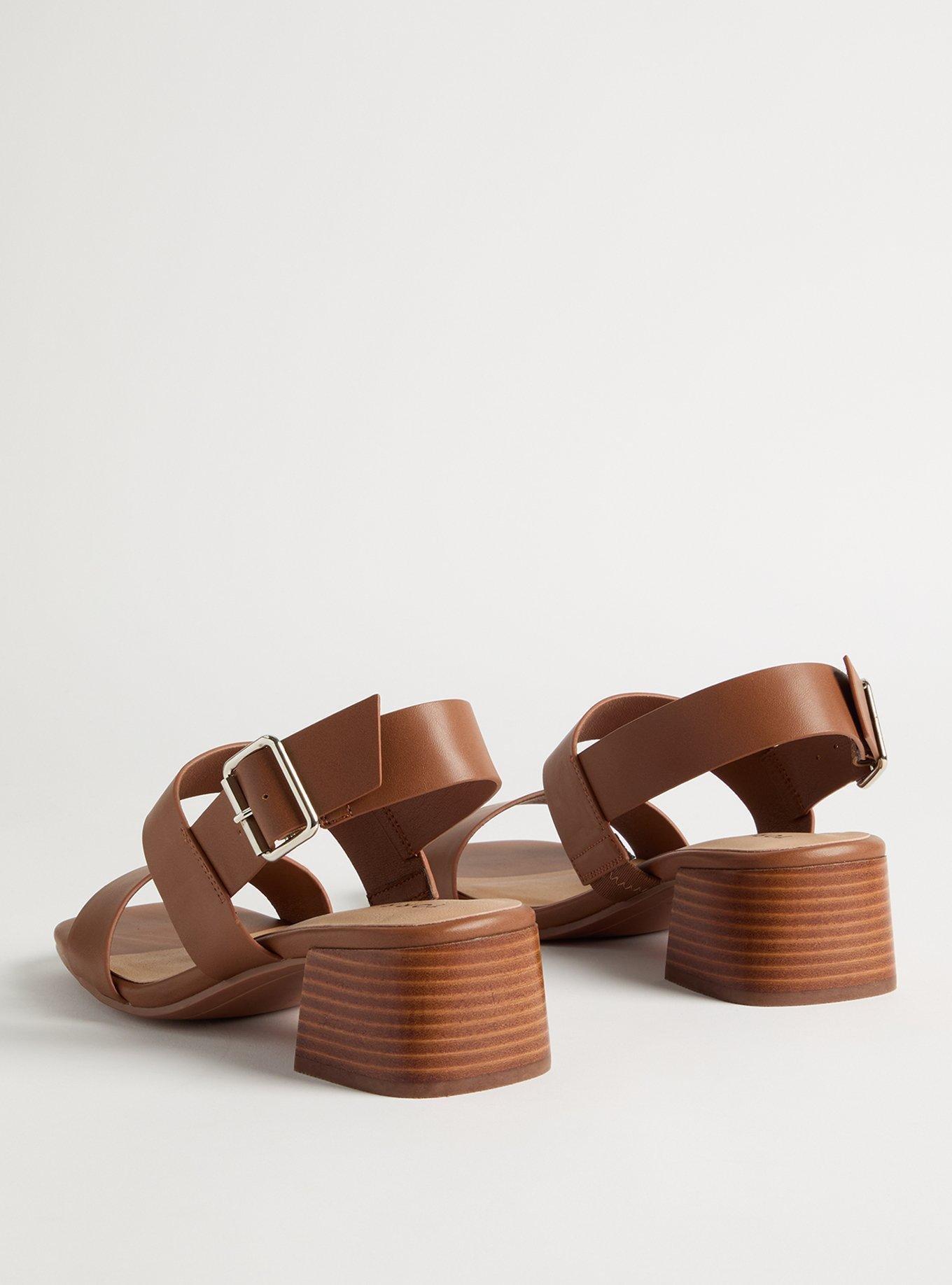 Buckle Strap Block Heel (WW)