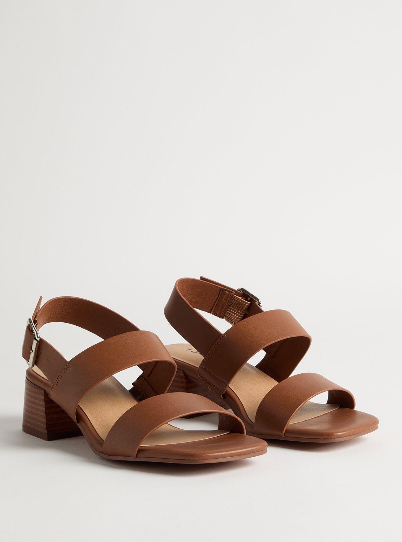 Buckle Strap Block Heel (WW)