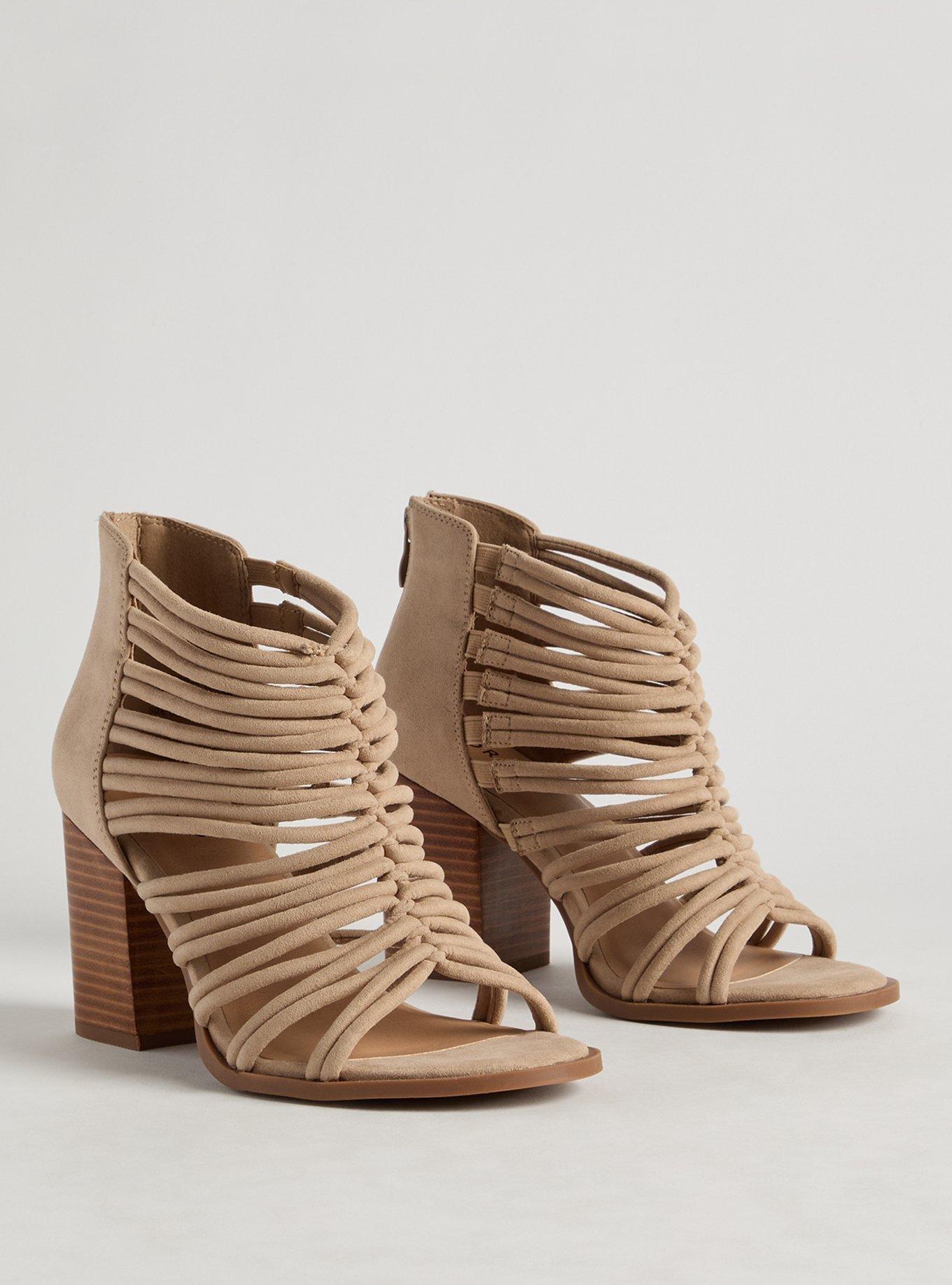 Caged Block Heel Sandal (WW)