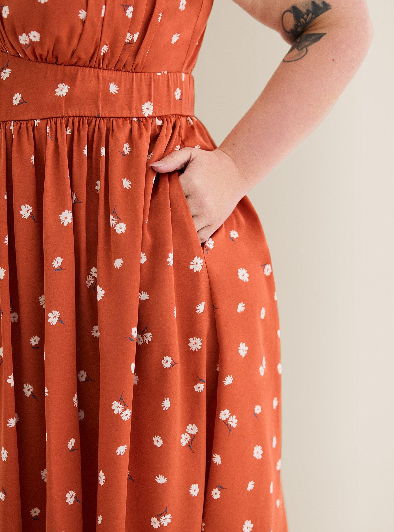 open lace back dress 60s Vintage Orange Gold Nylon Paisley Print Maxi Dress, Shorts Set main image 0