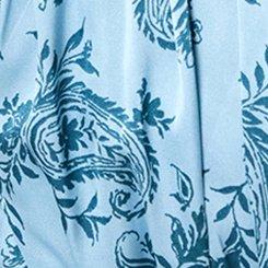 Retro Chic Pleated Bust Swing Dress, GOLDIE PAISLEY BLUE, swatch